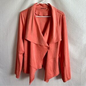Soft Surroundings Women’s Orange Cardigan Jacket Size: Medium